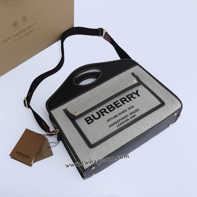 Burberry專門店新款大號37cm撲克包拉鏈 巴寶莉手提肩背斜挎女包 yxb1328